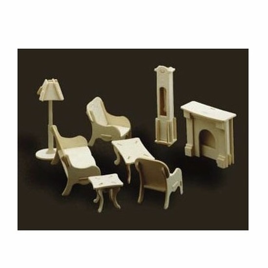 Poppenhuis meubels huiskamer - Action products Top Merken Winkel